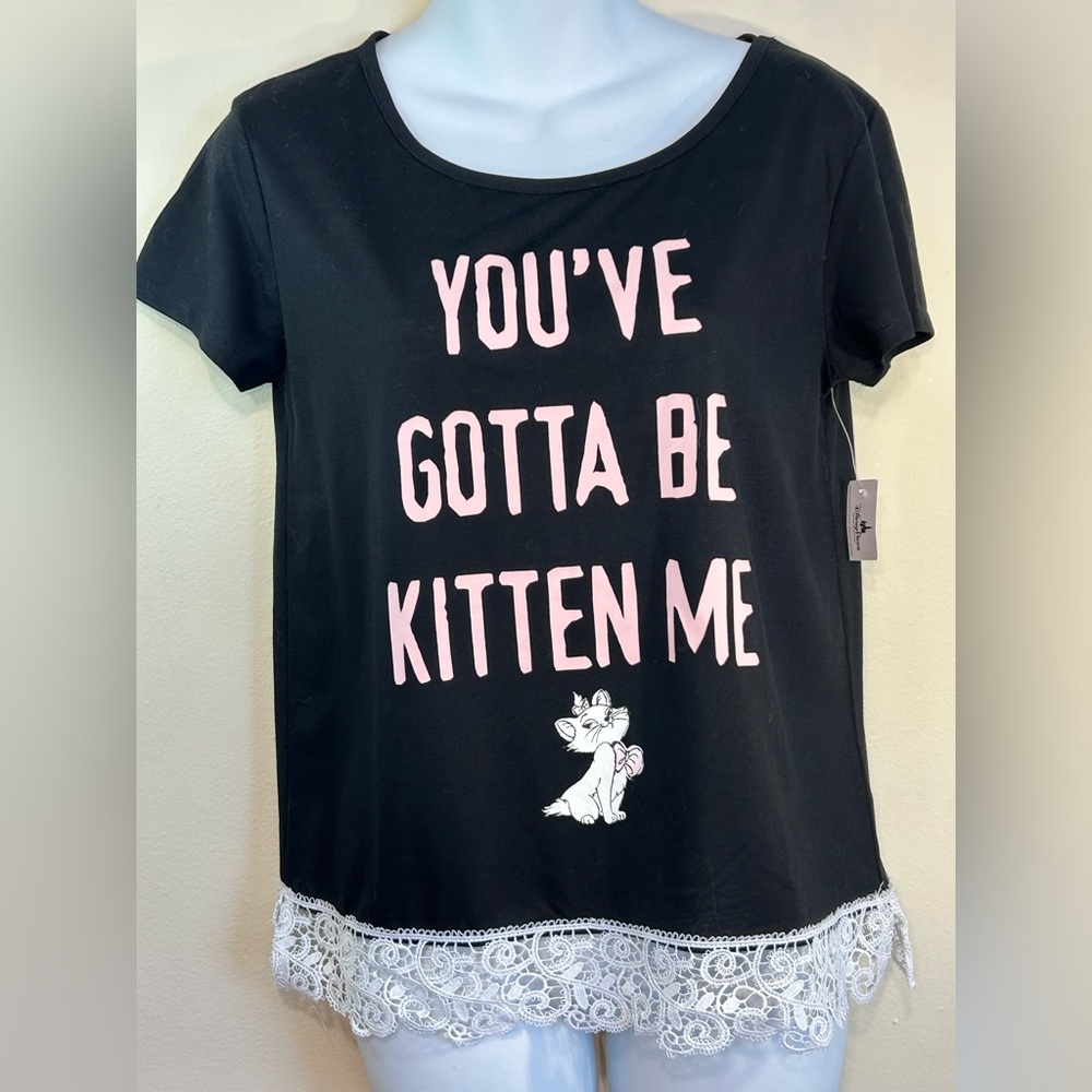 Women’s Disney Marie From The Aristocats Black T-Shirt